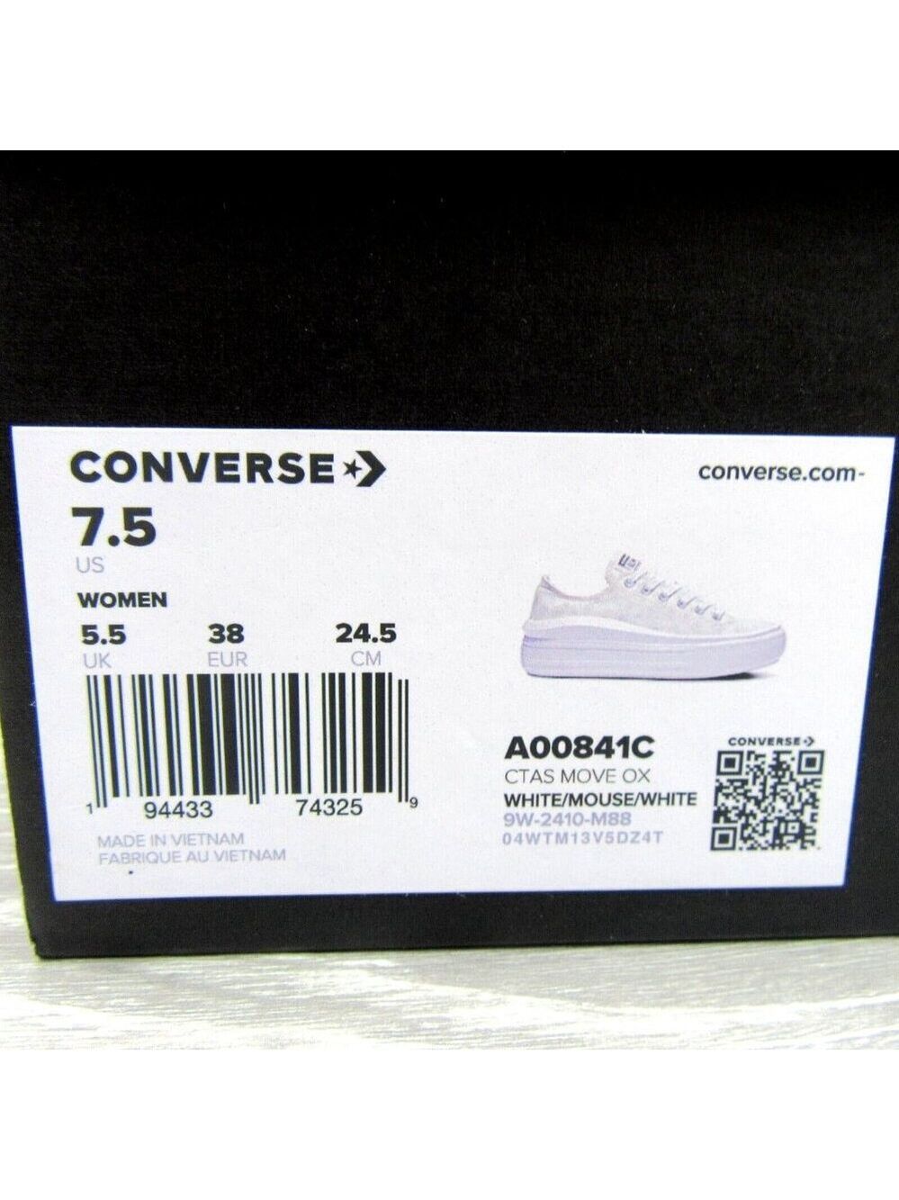 Converse Chuck Taylor All Star Move OX Floral Shoes Womens Size 7.5 NEW - Picture 15 of 15